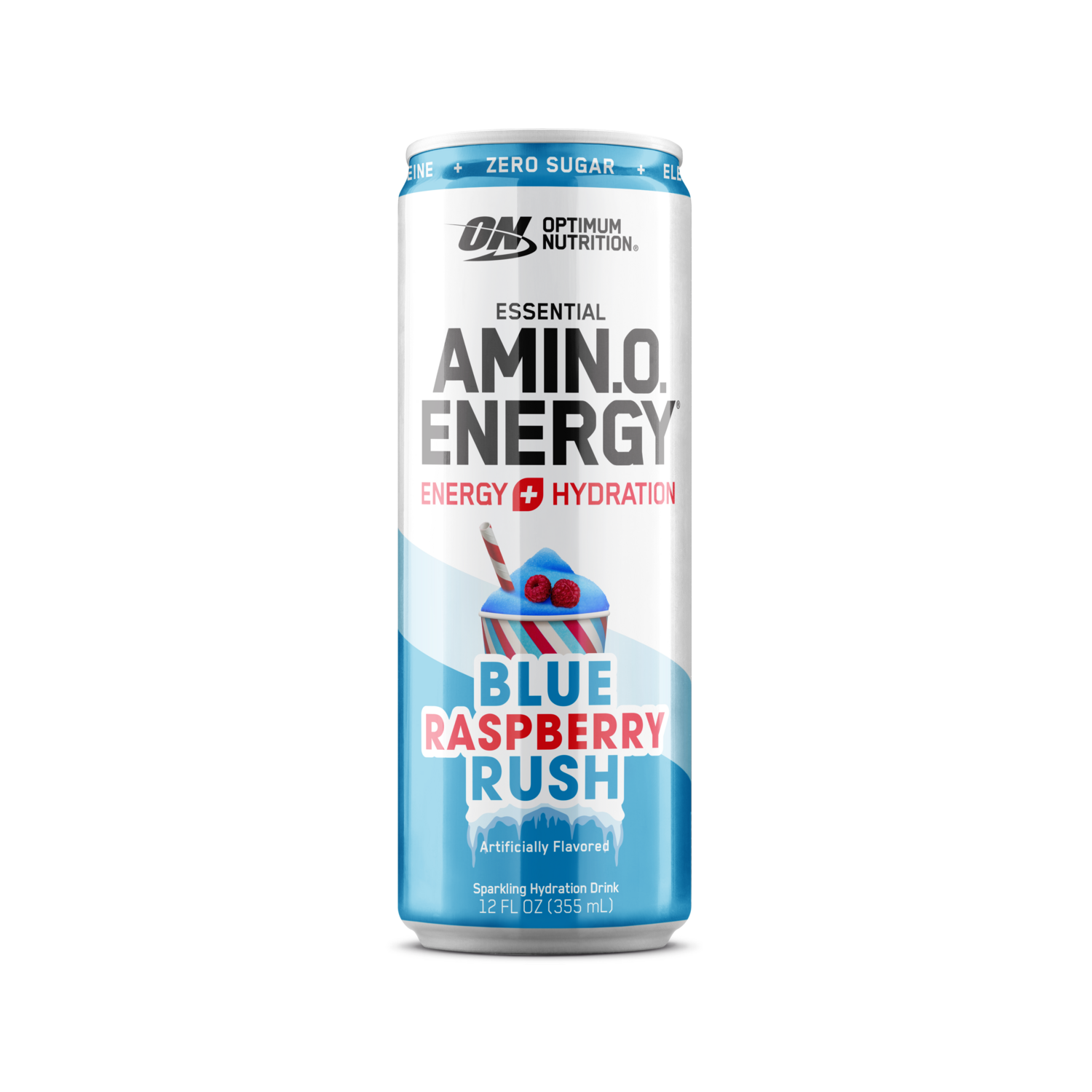 Optimum Nutrition Essential Amino Energy drink can, Berry Burst, 12 fl oz